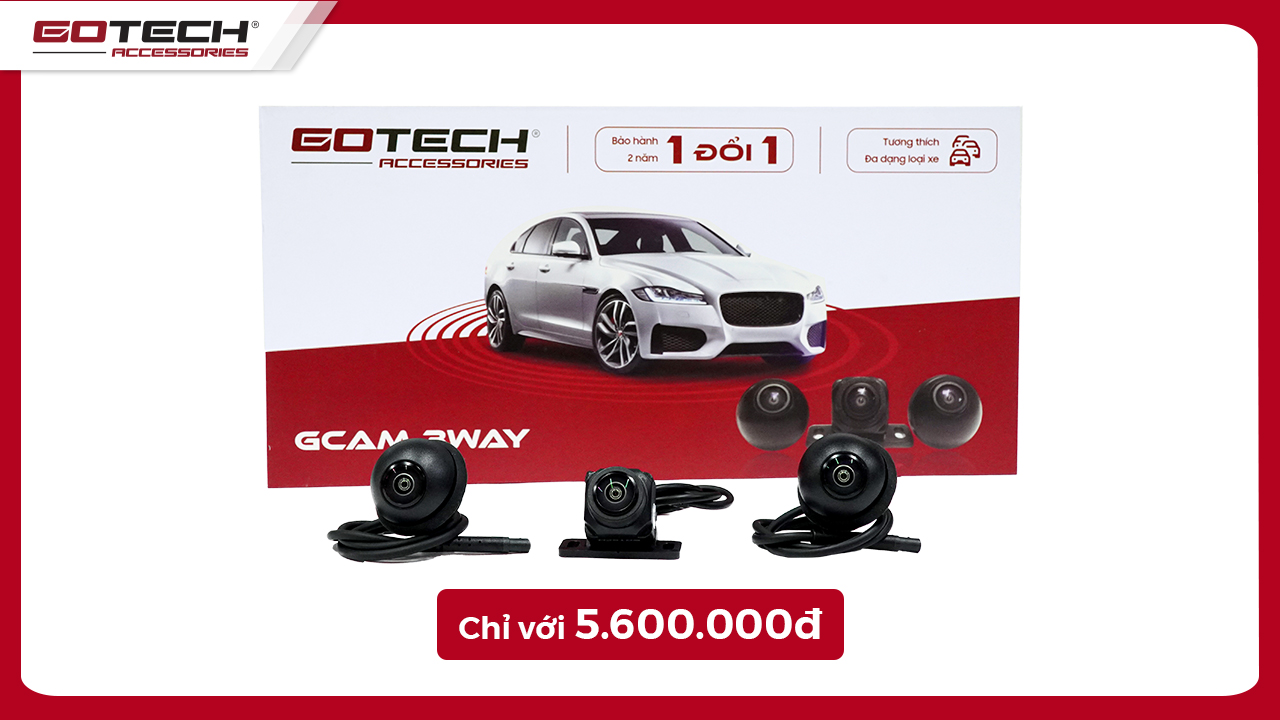Camera 3 mắt Gotech GCam 3Way có giá bán chỉ 5.600.000đ