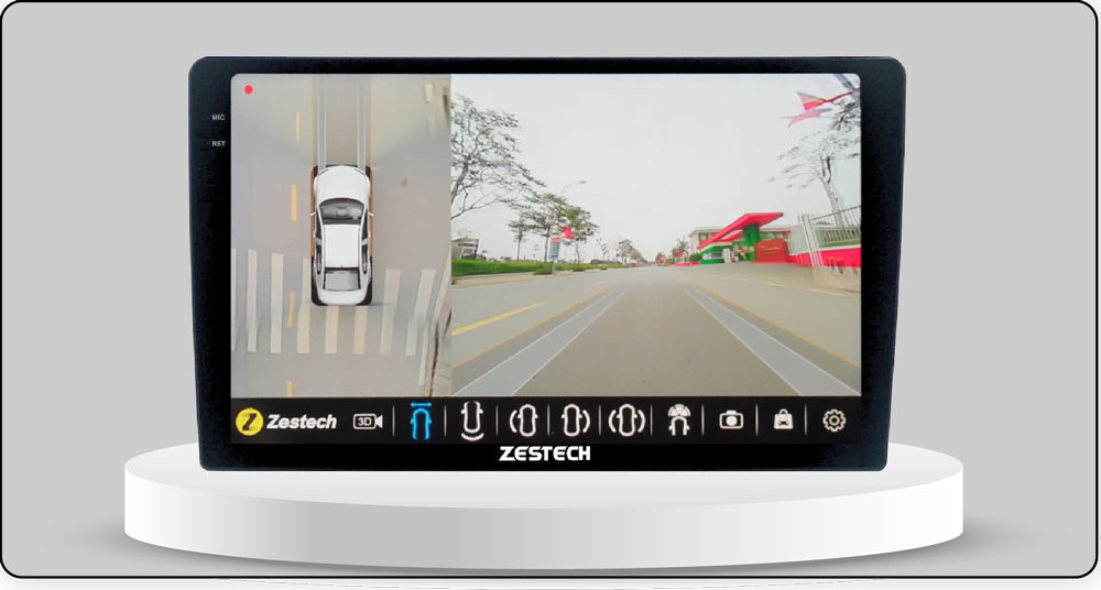 Zestech Z18 360 tích hợp camera 360 độ toàn cảnh sắc nét 