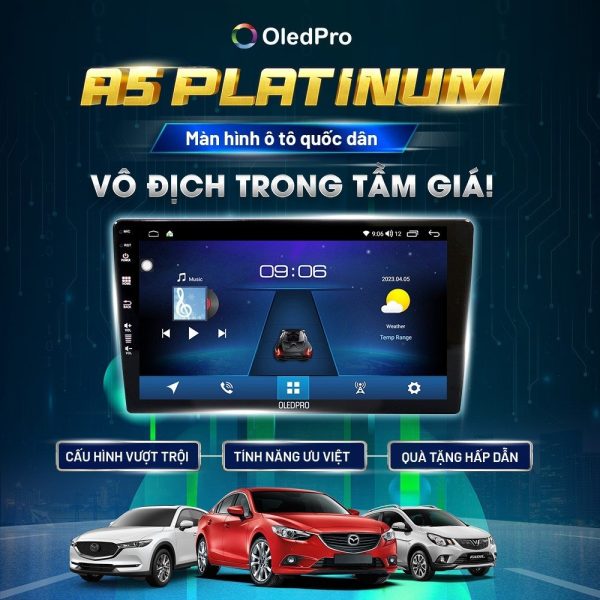 Màn Hình DVD Android OledPro A5 Platinum - Hình ảnh 2