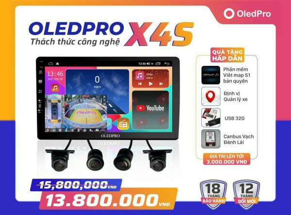 Màn Hình Liền Camera 360 OledPro X4S Cao Cấp