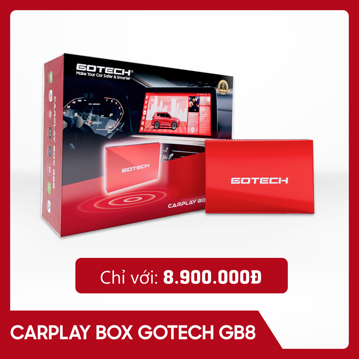CarPlay Box Gotech GB8
