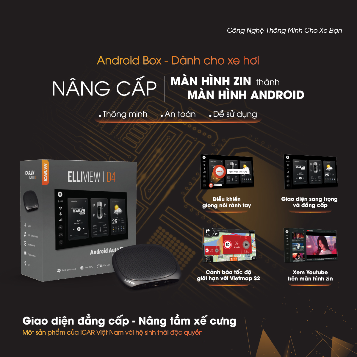 Android box ICAR Ellivew D4