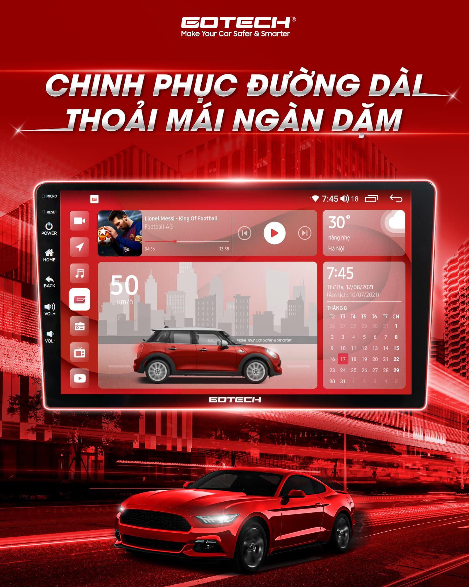 Màn hình Gotech GT8 Max - Trợ lý thông minh siêu trí tuệ AI