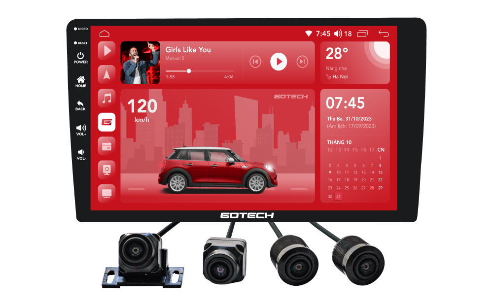 Màn hình ô tô thông minh Gotech GC360
